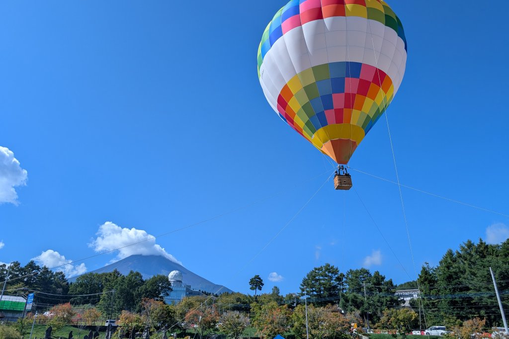 ふじさんミュージアムパーク 熱気球搭乗体験