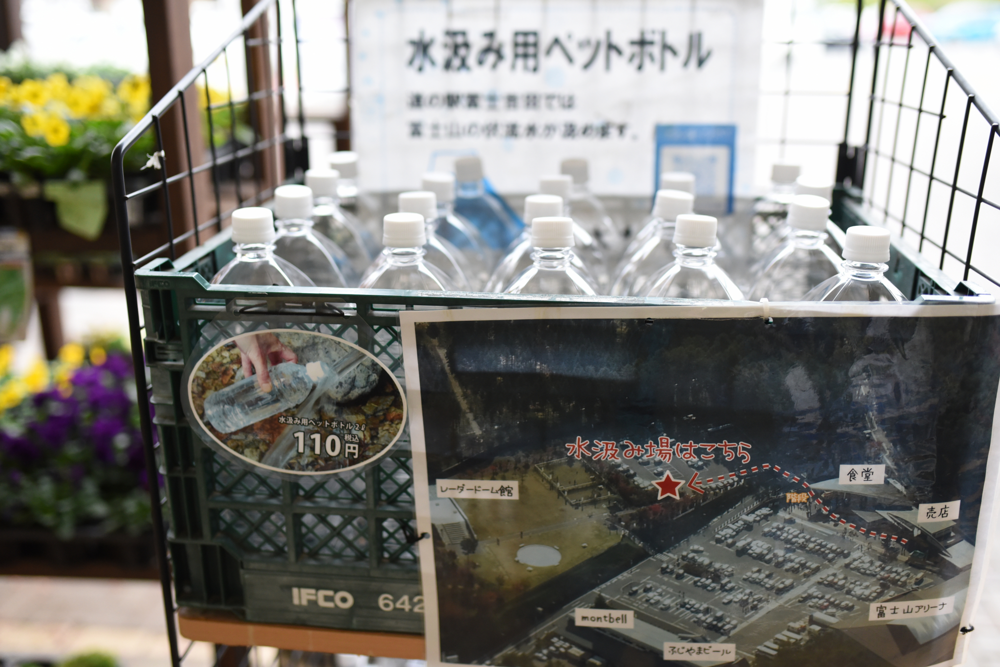 水汲み用ペットボトル