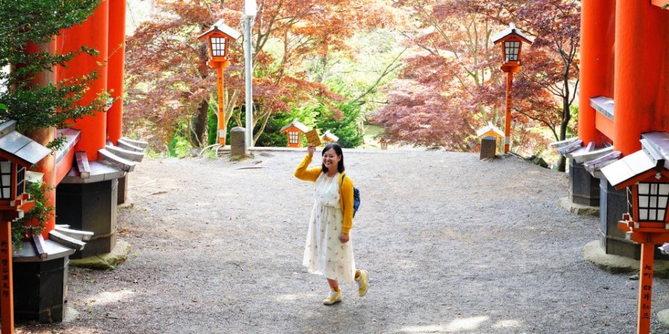 女子旅にオススメ！オリジナルの御朱印帳を作って御朱印巡り（半日）