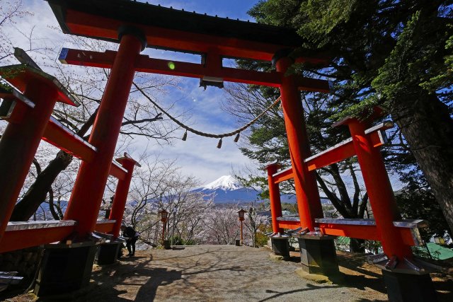 新倉富士浅間神社（滞在時間10分）