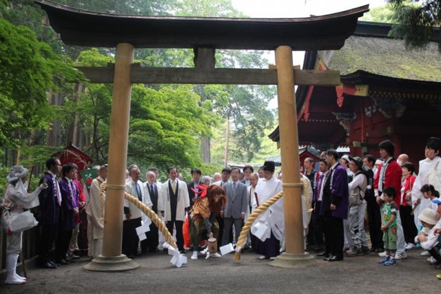 富士山開山前夜祭