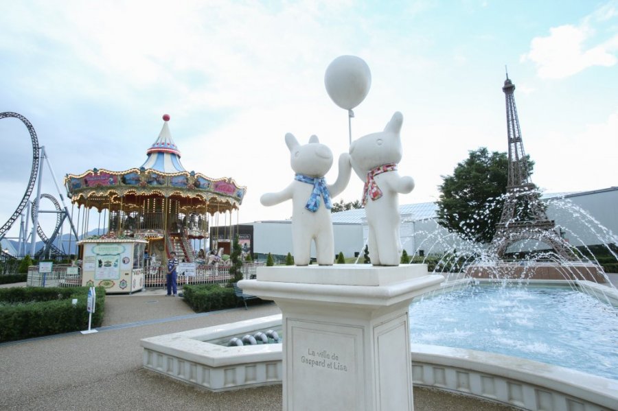 リサとガスパール リトグラフ 遊園地