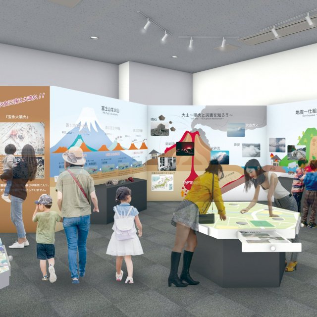 防災学習スペースは体験参加型の展示が盛りだくさん！