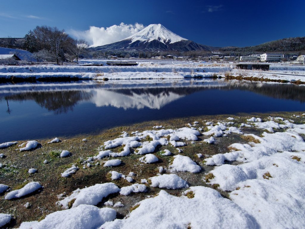冬の美しい富士山 絶景特集