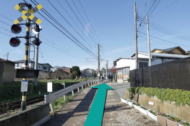 鐵路旁的道路
