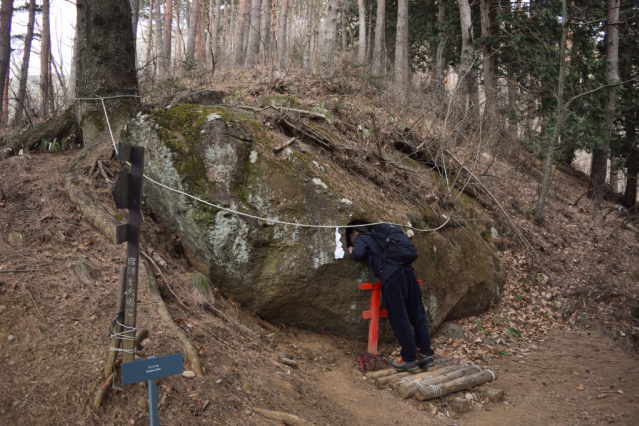 新倉山ハイキング【ゴンゴン石】
