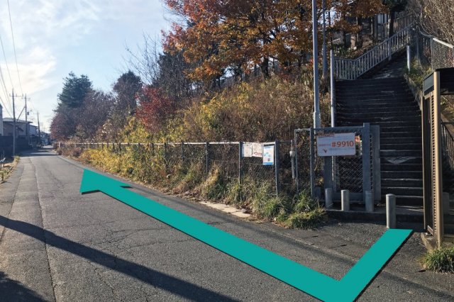 高速道路（上り側）側道