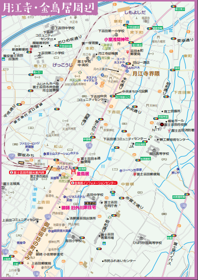 月江寺・金鳥居周辺マップ