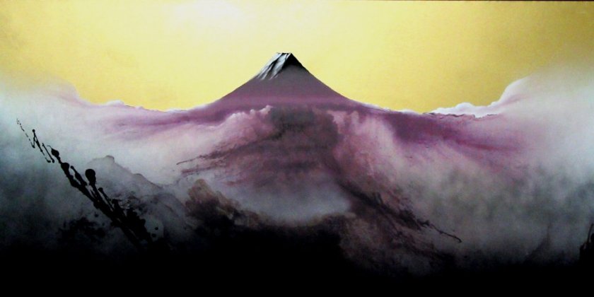 2014 パリ国際サロン展出品「神山フジヤマ」