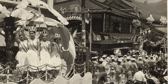 昭和30年代の市制祭風景